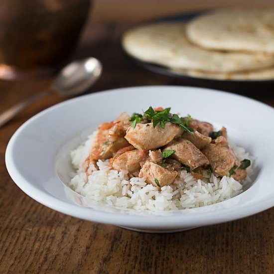 Slow Cooker Chicken Tikka Masala - Recipe photo by Ethnic Spoon