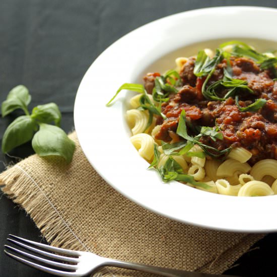 Sausage and Pasta Marinara - Recipe photo by tastechronicles