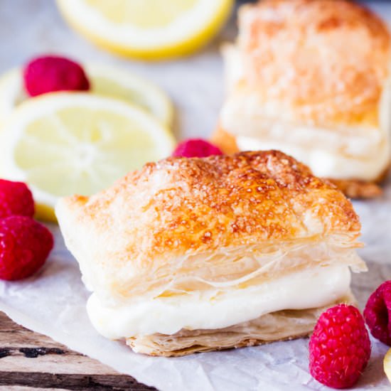 Lemon Cream Cheese Puffs - Recipe photo by KitchenSanctuary