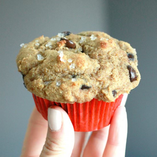 The Ultimate Chocolate Chip Muffin - Recipe photo by Summer Bakes