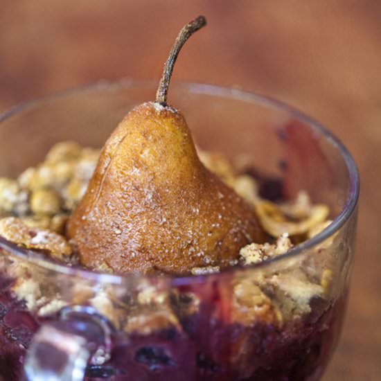 Pear & Berry Fruit Crisp - Recipe photo by Jackie Alpers