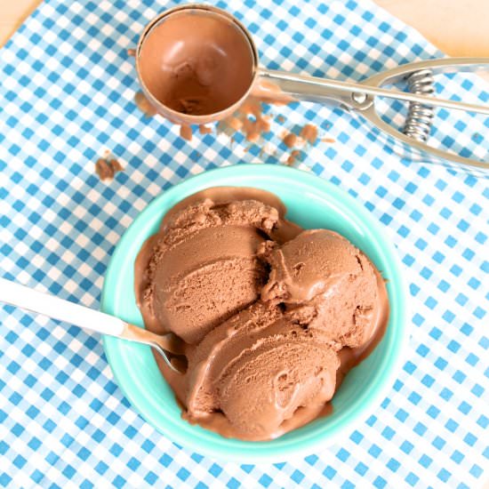 Chocolate Coconut Milk Ice Cream - Recipe photo by FountainAvenueKitchen