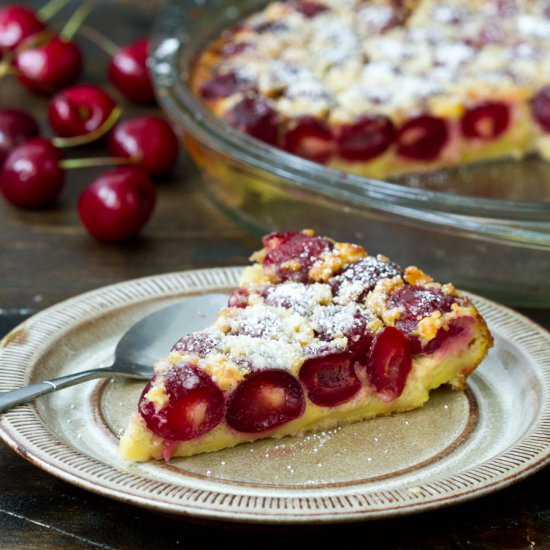 Cherry Clafoutis - Recipe photo by Home Cooking Adventure