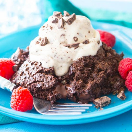 Slow Cooker Molten Lava Cake - Recipe photo by skinnyms