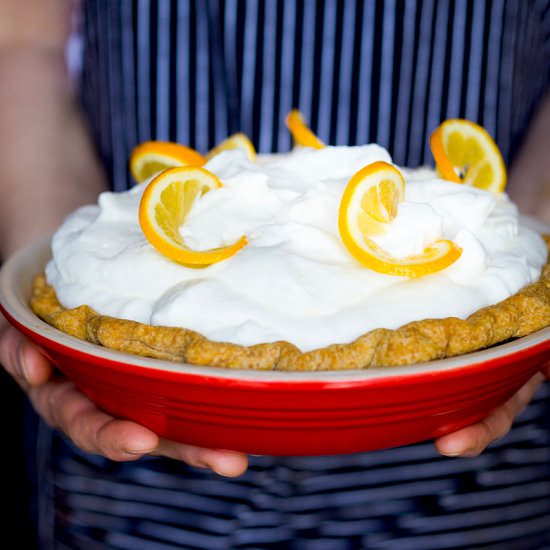 Lemon Cloud Pie - Recipe photo by Feasting at Home