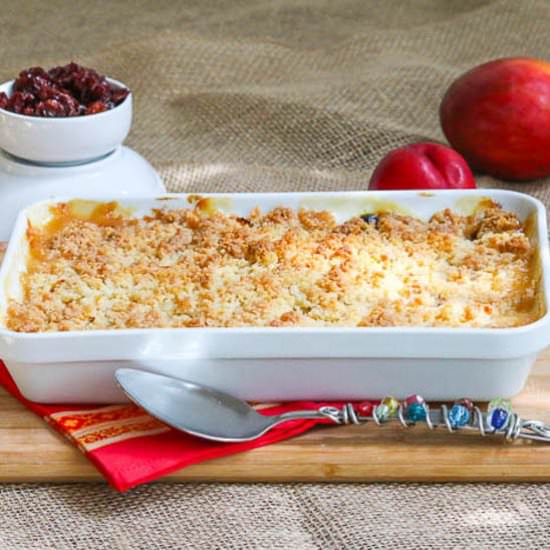 Nectarine Mango Cherry Crisp - Recipe photo by Desserts Required