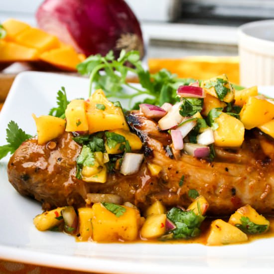 Mango Chili Pork Tenderloin - Recipe photo by Foodwhine