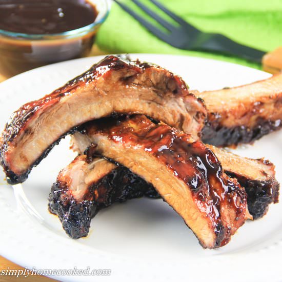 Grilled Barbecue Ribs - Recipe photo by simplyhomecooked