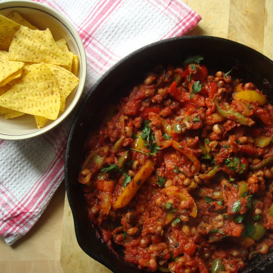 Refried Black Eye Peas Stew - Recipe photo by potatofaces