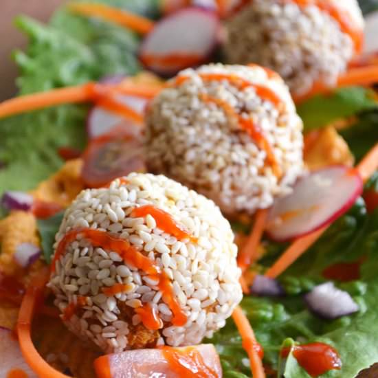 Lemon & Sweet Potato Falafel - Recipe photo by thathealthykitchen
