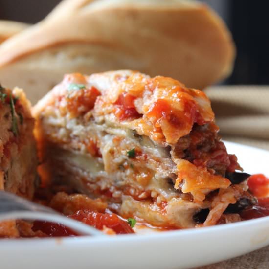 Authentic Eggplant Parmigiana - Recipe photo by HowToFeedaLoon