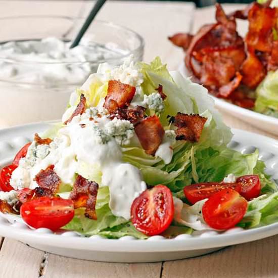 Blue Cheese Wedge Salad - Recipe photo by mmdaughter