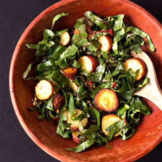 Spinach & Sweet Potato Salad - Recipe photo by Aninas Recipes