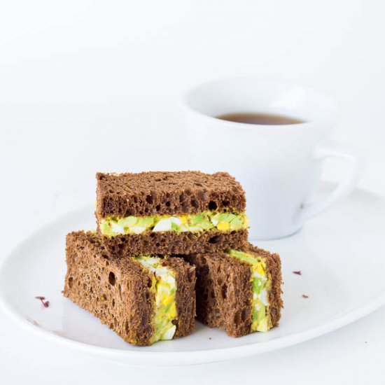 Avocado Egg Salad Tea Sandwiches - Recipe photo by Shineshka