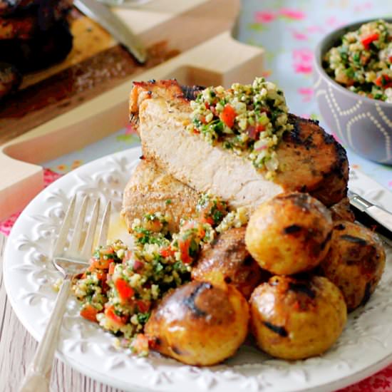 Greek Grilled Pork - Recipe photo by foodtasticmom