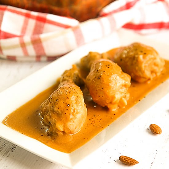 MEXICAN CHICKEN WITH ALMOND SAUCE - Recipe photo by Philosokitchen