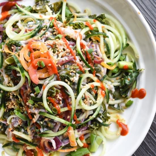 Asian Noodle Salad With Miso - Recipe photo by gardenfreshfoodie