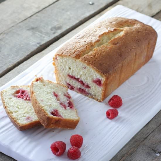 Raspberry Pound Cake - Recipe photo by FoodBabbles