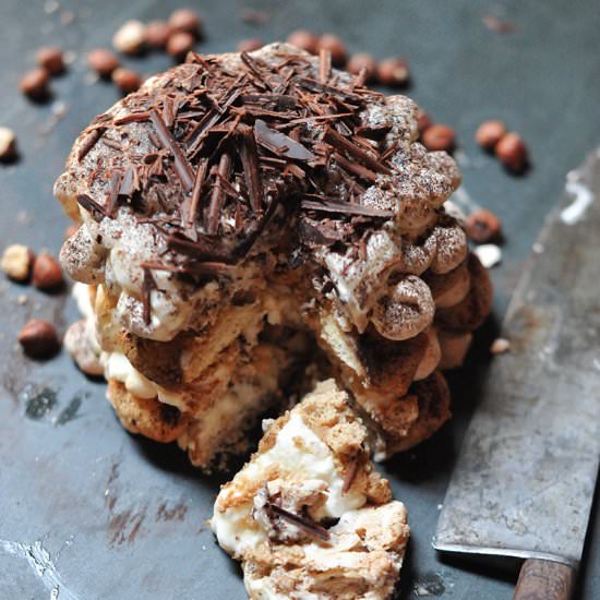 Dark Chocolate Tiramisu Cake - Recipe photo by erinschubert