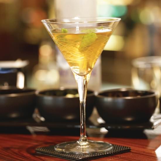 Lapsang Martini - Recipe photo by TealeavesCo