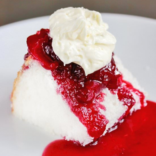 Balsamic Cherry Cake - Recipe photo by farmraisedcooking