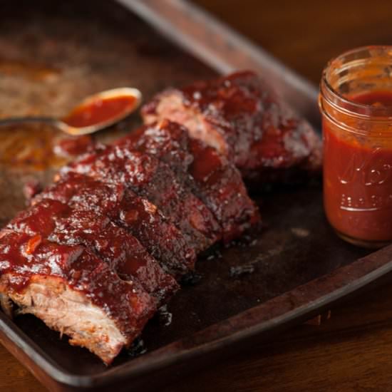Baby Back Ribs with BOOM Sauce - Recipe photo by selfproclaimedfoodie