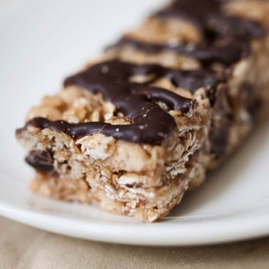 Chocolate Flax Energy Bar - Recipe photo by Culinary Therapy