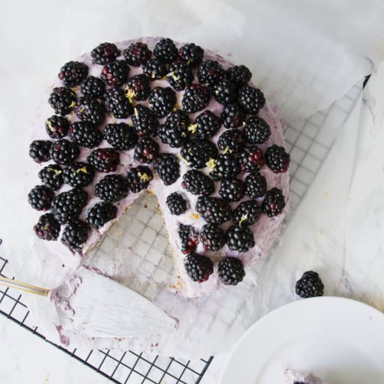 Blackberry Lemon Cake - Recipe photo by NorthDixieKitchen