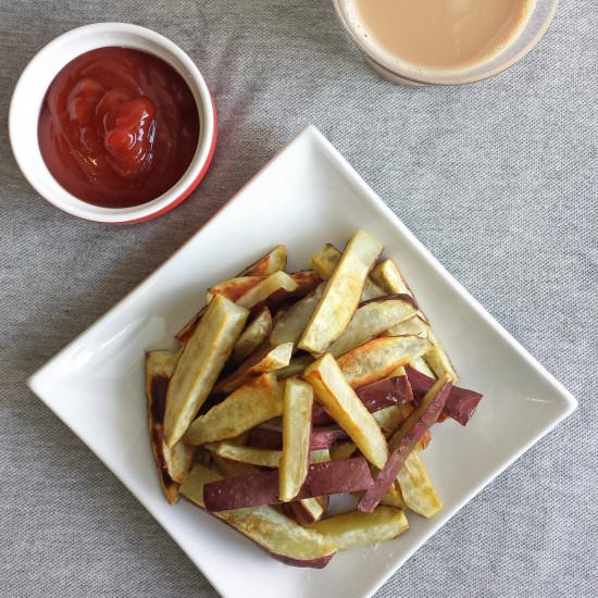 Oven Baked Sweet Potato Fries - Recipe photo by Bhawya