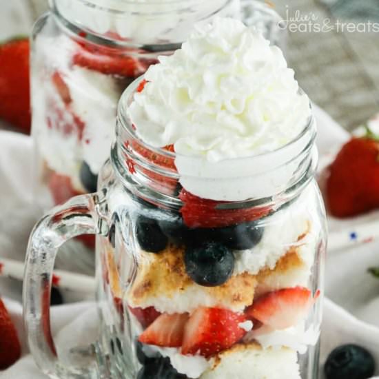 Light Patriotic Trifles - Recipe photo by julieseatsandtreats