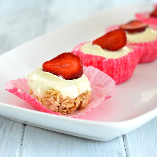 No Bake Cheesecake Bites - Recipe photo by Nourishedsimply