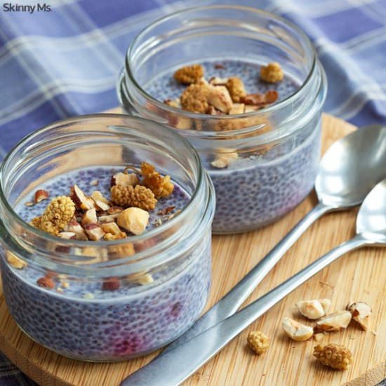 Blueberry Chia Seed Pudding - Recipe photo by skinnyms