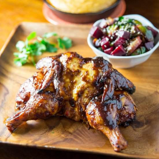 Asian Style Cornish Game Hens - Recipe photo by TheBBQBuddha