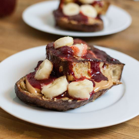 Peanut Butter & Jelly French Toast - Recipe photo by eohynn