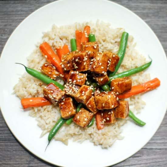 Crispy Sesame Tofu - Recipe photo by RecipeRighter