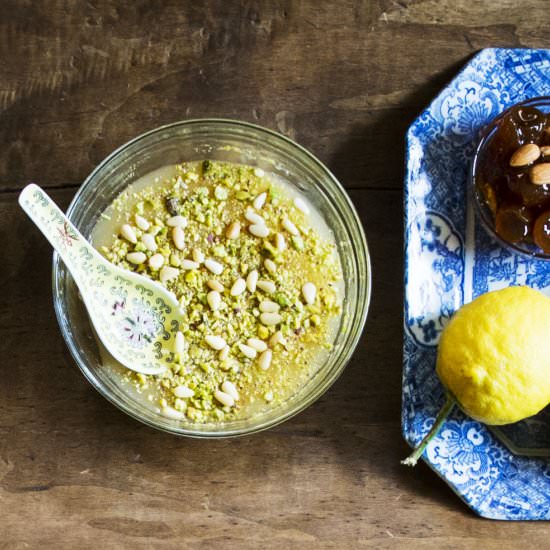 Mandarin and Rosewater Jelly - Recipe photo by Spice Mama