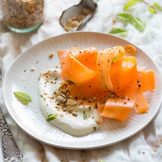 Carrot Salad with Yogurt Dressing - Recipe photo by Simones Kitchen