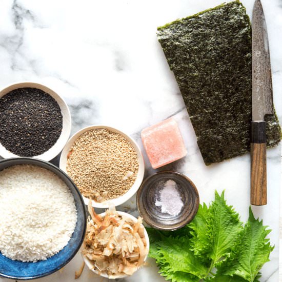 Shiso Furikake - Recipe photo by wild greens