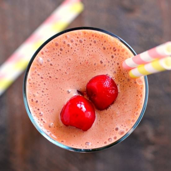 Chocolate Covered Cherry Smoothie - Recipe photo by pumpkinnspice