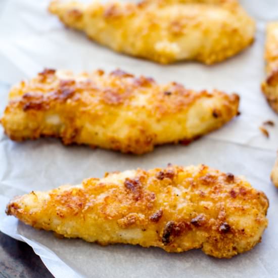 Oven Baked Ranch Chicken Tenders - Recipe photo by a latte food