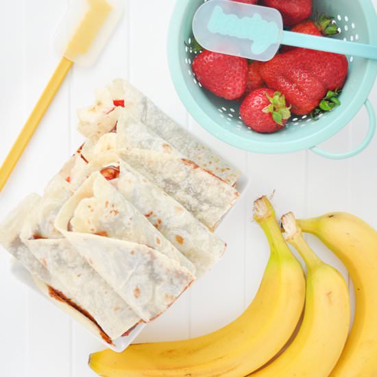 Vegan Chocolate Fruit Wraps - Recipe photo by micibakes
