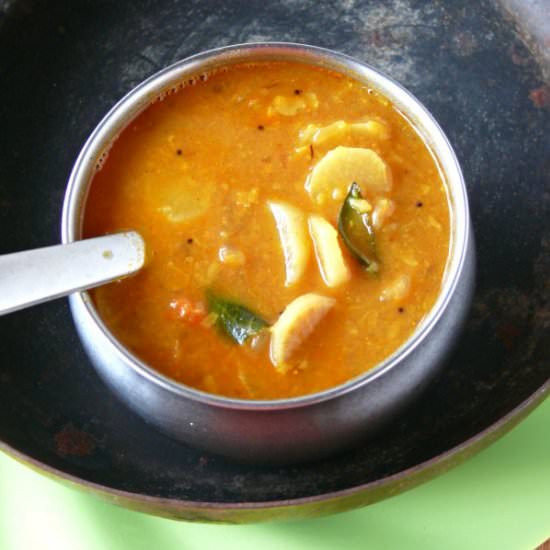 Radish Sambar - Recipe photo by v.marudhavani