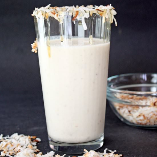 Banana Macaroon Smoothie - Recipe photo by June Burns