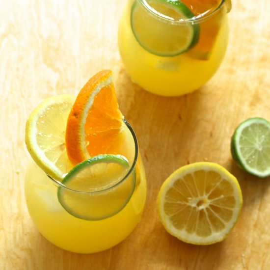 Sparkling Triple Citrus Lemonade - Recipe photo by thegirlonbloor