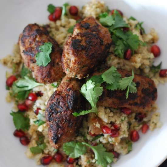 Lamb Koftas & Cauliflower Cous Cous - Recipe photo by heartandbowl
