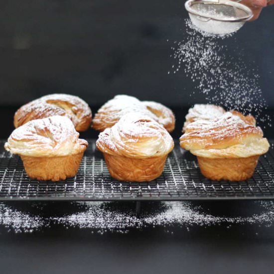 Cruffin – Croissant meets Muffin - Recipe photo by baketotheroots