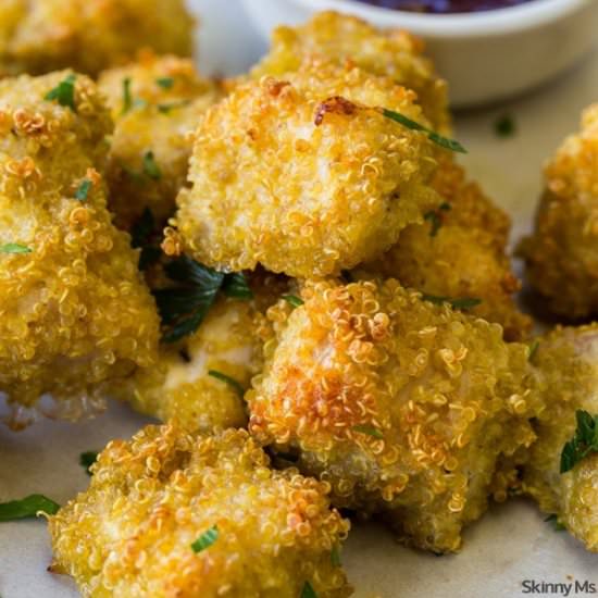 Quinoa Chicken Nuggets - Recipe photo by skinnyms