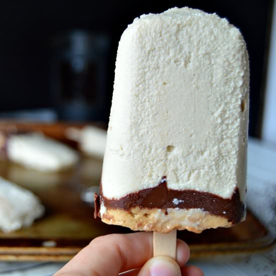Vegan Tiramisu Popsicles - Recipe photo by Loose Leaf Vegan