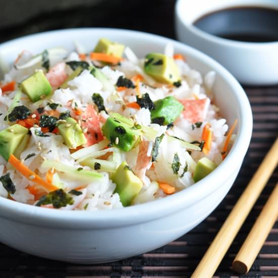 Slacker Sushi Bowls - Recipe photo by bellyfull
