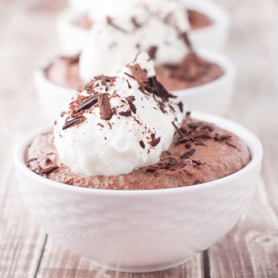 Dark Chocolate Mousse Recipe - Recipe photo by photosandfood